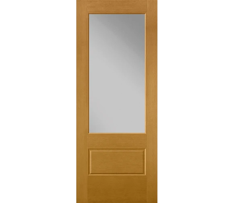 Casper 3 Quaters Light Fiberglass Entry Door