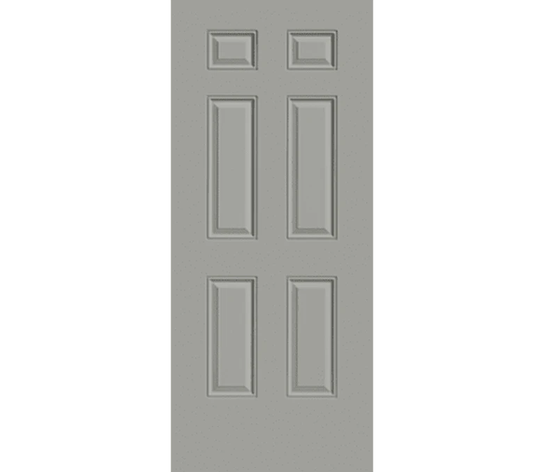 Casper 6 Panel Steel Entry Door