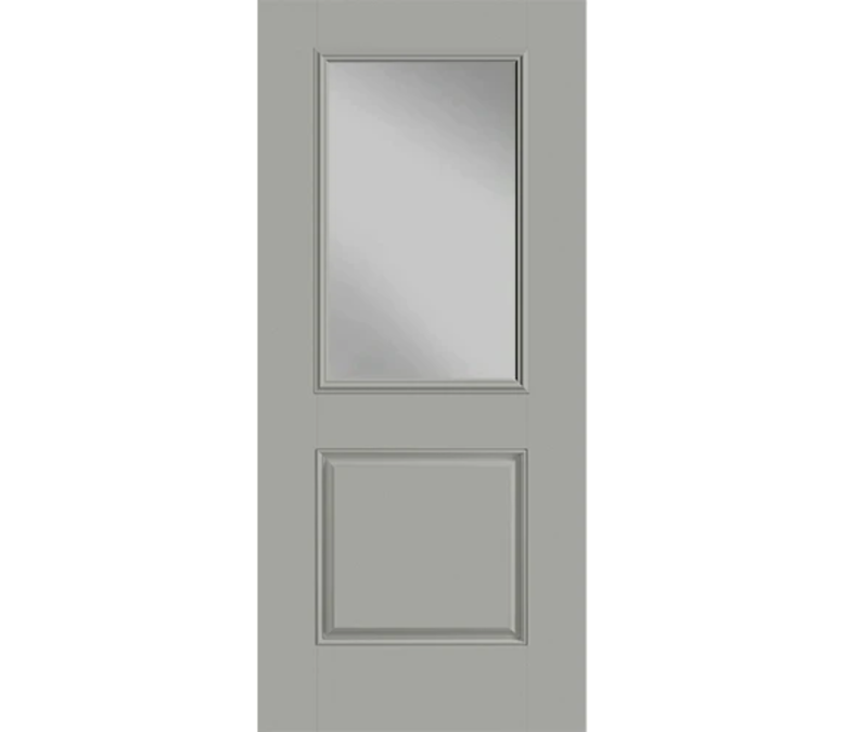 Casper Half Light 1 Panel Fiberglass Entry Door