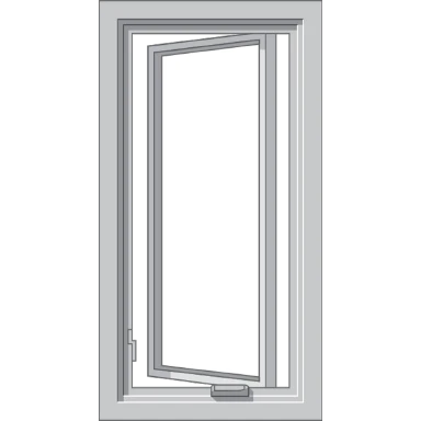 Casper Pella Hurricane Shield Series Vinyl Casement Window