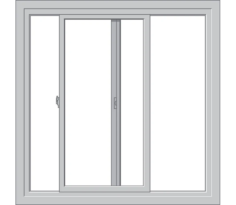 Casper Pella Hurricane Shield Series Vinyl Sliding Window