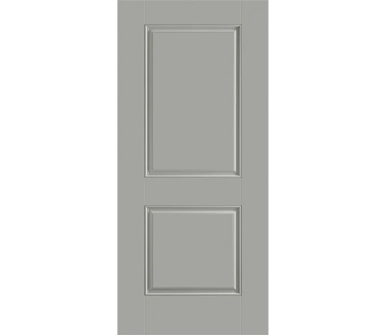 Casper Two Panel Square Fiberglass Entry Door